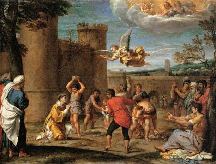 The Stoning of St Stephen, Annibale Carracci